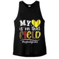 On That Field Softball Grams Of A Softball Player Grams Ladies PosiCharge Tri-Blend Wicking Tank