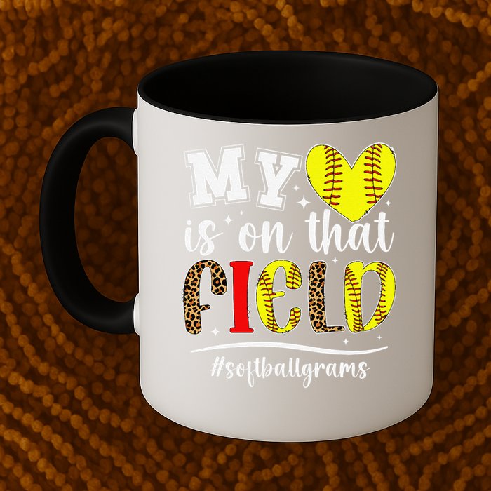 On That Field Softball Grams Of A Softball Player Grams Mug