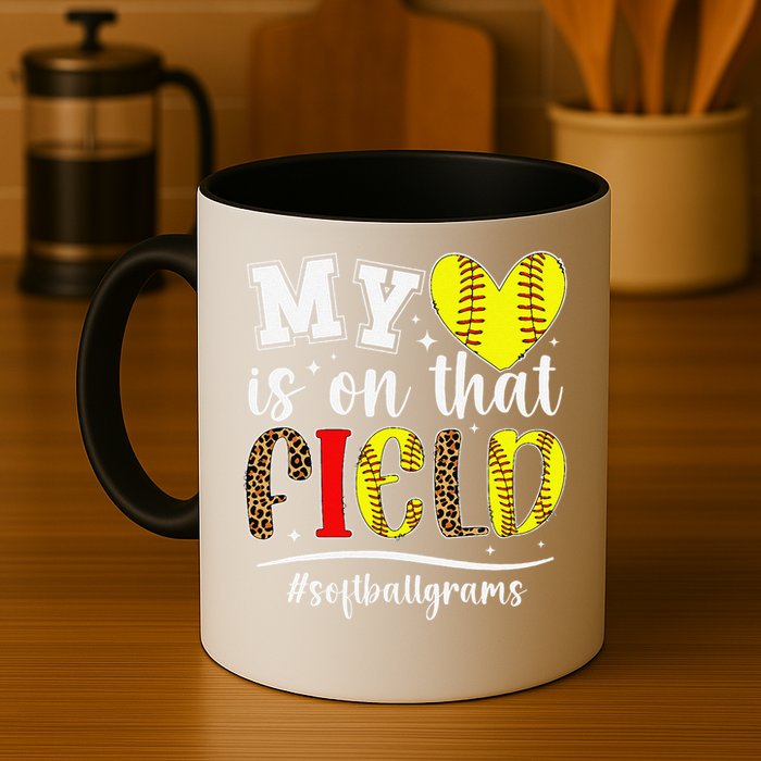 On That Field Softball Grams Of A Softball Player Grams Mug
