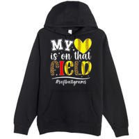 On That Field Softball Grams Of A Softball Player Grams Premium Pullover Hoodie