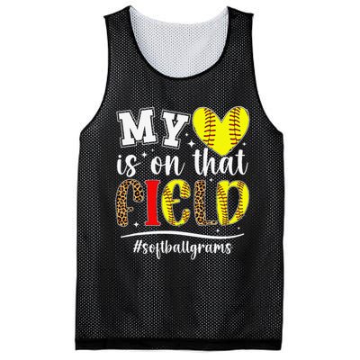 On That Field Softball Grams Of A Softball Player Grams Mesh Reversible Basketball Jersey Tank