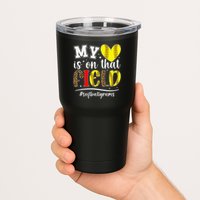 On That Field Softball Grams Of A Softball Player Grams Tumbler