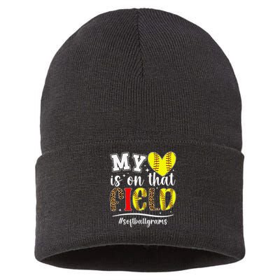 On That Field Softball Grams Of A Softball Player Grams Sustainable Knit Beanie