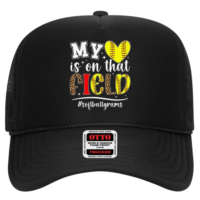On That Field Softball Grams Of A Softball Player Grams Trucker Hat