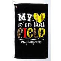 On That Field Softball Grams Of A Softball Player Grams Golf Towel