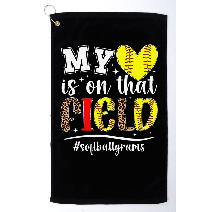 On That Field Softball Grams Of A Softball Player Grams Golf Towel