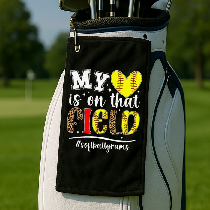 On That Field Softball Grams Of A Softball Player Grams Golf Towel
