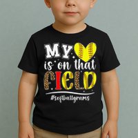 On That Field Softball Grams Of A Softball Player Grams Toddler T-Shirt