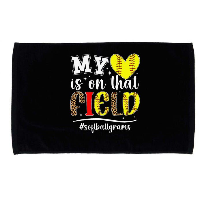 On That Field Softball Grams Of A Softball Player Grams Microfiber Hand Towel