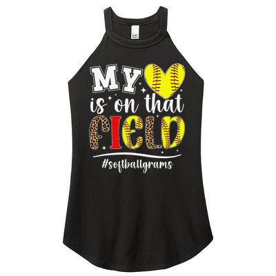 On That Field Softball Grams Of A Softball Player Grams Women's Perfect Tri Rocker Tank