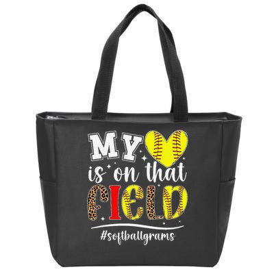 On That Field Softball Grams Of A Softball Player Grams Zip Tote Bag