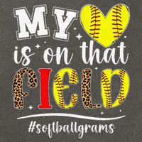 On That Field Softball Grams Of A Softball Player Grams Cotton Canvas Backpack
