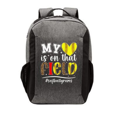 On That Field Softball Grams Of A Softball Player Grams Vector Backpack