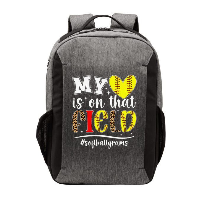 On That Field Softball Grams Of A Softball Player Grams Vector Backpack