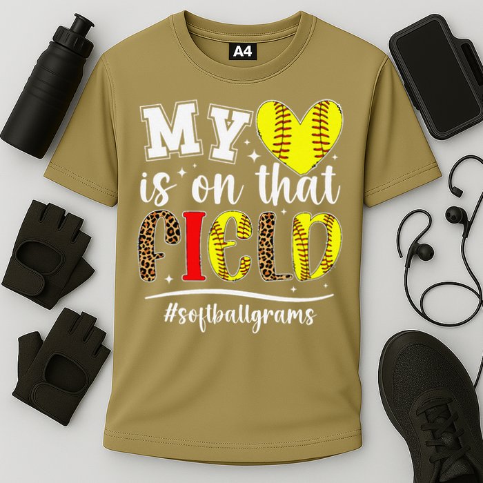 On That Field Softball Grams Of A Softball Player Grams Performance Shirt