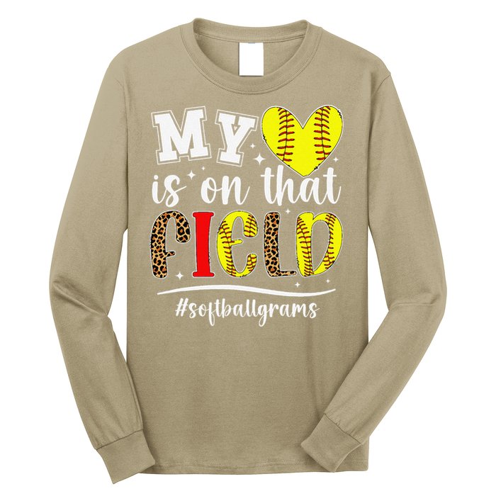 On That Field Softball Grams Of A Softball Player Grams Long Sleeve Shirt