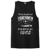 Only The Finest Fishermen Are Born In 1965 Birthday Fishing PosiCharge Competitor Tank