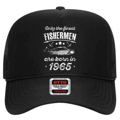 Only The Finest Fishermen Are Born In 1965 Birthday Fishing Hat