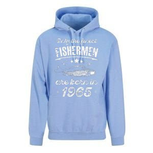 Only The Finest Fishermen Are Born In 1965 Birthday Fishing Unisex Surf Hoodie