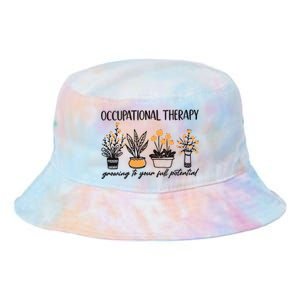 Occupational Therapy Floral TherapyGrowing To Your Full Potential Tie Dye Newport Bucket Hat