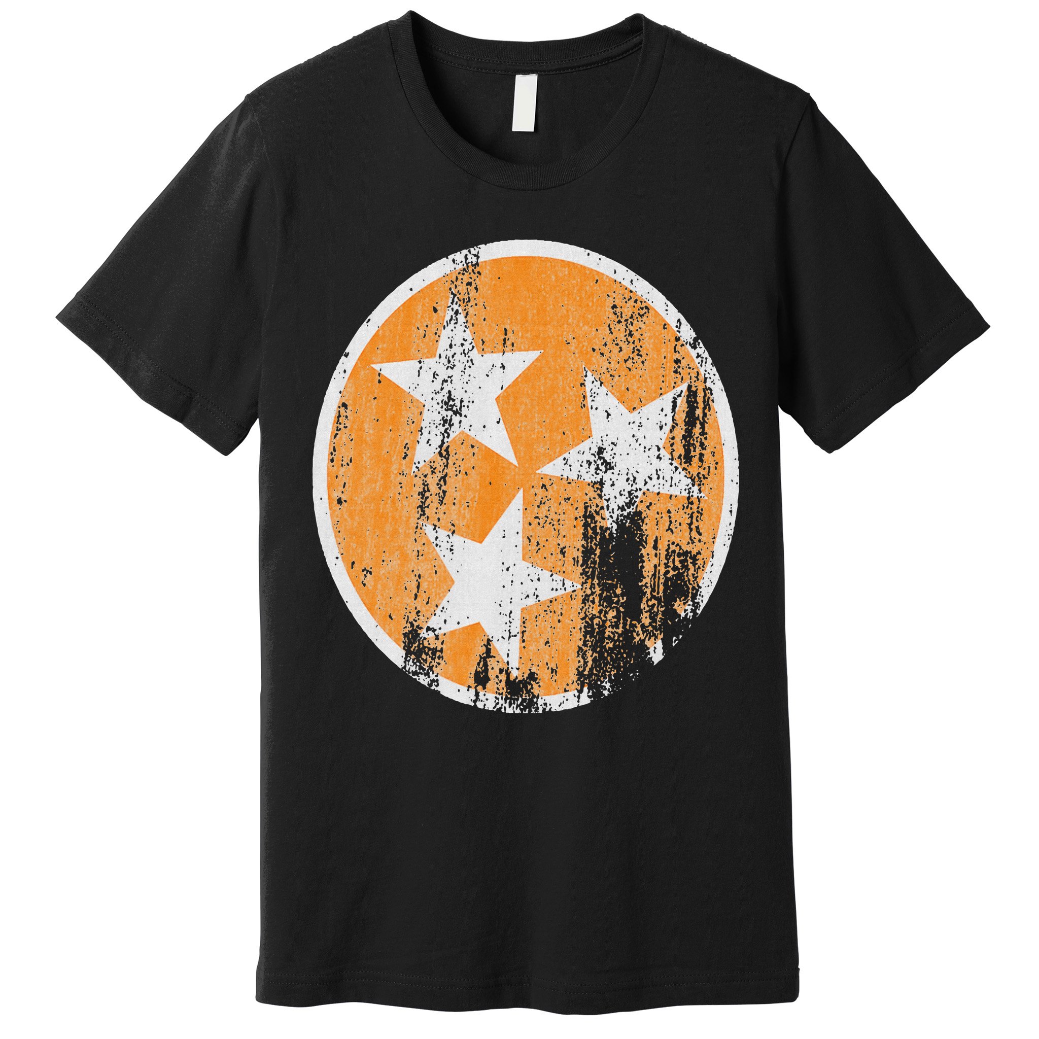 Orange Tennessee Flag Volunr State Tri Stars Tennessee Premium T-Shirt