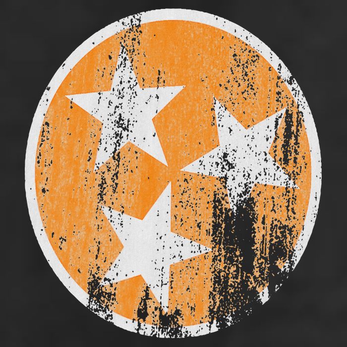 Orange Tennessee Flag Volunr State Tri Stars Tennessee Hat