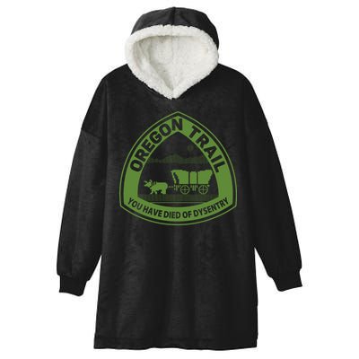 Oregon Trail Green Hooded Wearable Blanket