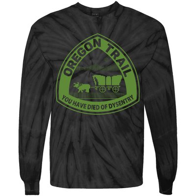 Oregon Trail Green Tie-Dye Long Sleeve Shirt
