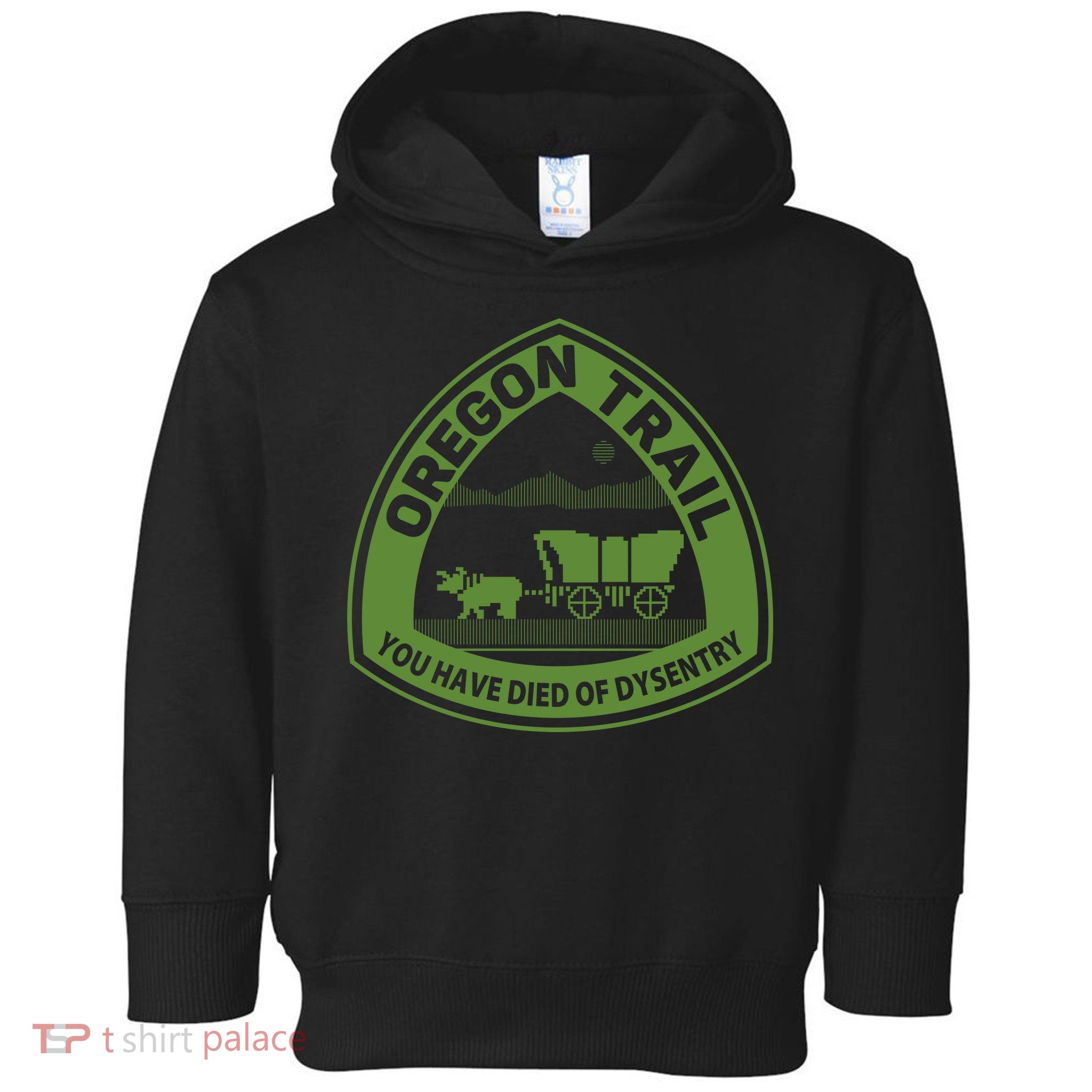 Oregon Trail Green Toddler Hoodie