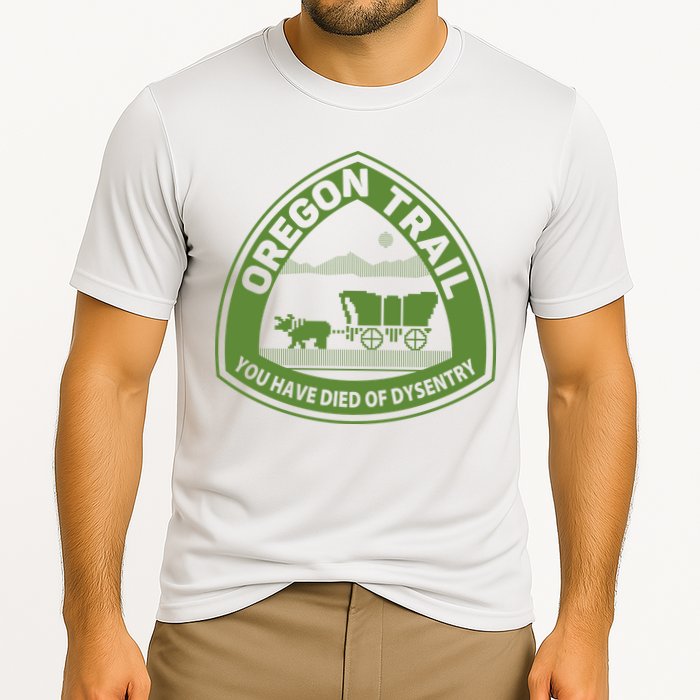 Oregon Trail Green Cooling Performance Crew T-Shirt