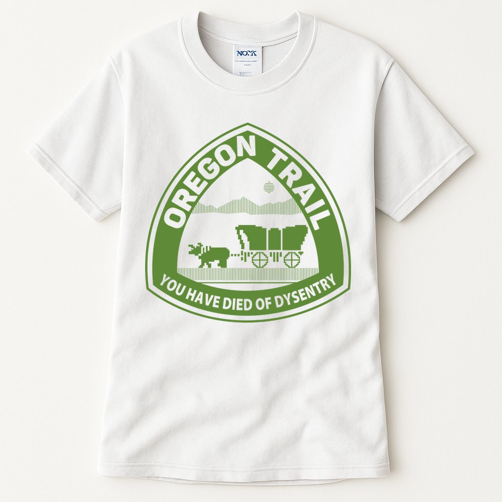 Oregon Trail Green Tall T-Shirt