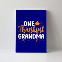 One Thankful Grandma Matching Family Fall Thanksgiving Gift Canvas