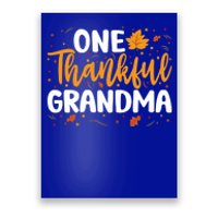 One Thankful Grandma Matching Family Fall Thanksgiving Gift Poster