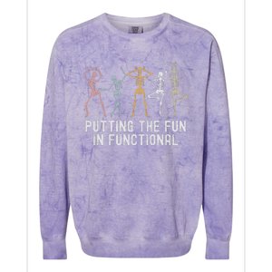 Occupational Therapy Geriatrics Pediatrics Ot Fall Halloween Colorblast Crewneck Sweatshirt