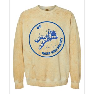 Ope There Goes Gravity Colorblast Crewneck Sweatshirt