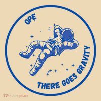 Ope There Goes Gravity Drawstring Bag