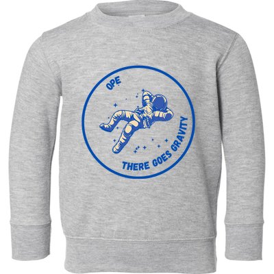 Ope There Goes Gravity Toddler Sweatshirt
