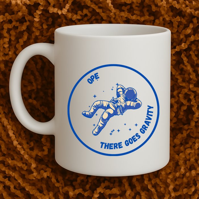 Ope There Goes Gravity Mug