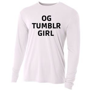 Og Tumblr Girl Funny Og Tumblr Girl Cooling Performance Long Sleeve Crew