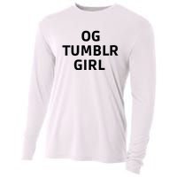 Og Tumblr Girl Funny Og Tumblr Girl Cooling Performance Long Sleeve Crew