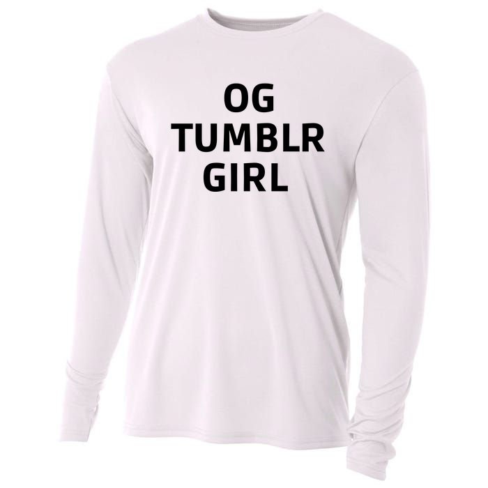 Og Tumblr Girl Funny Og Tumblr Girl Cooling Performance Long Sleeve Crew