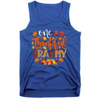 One Thankful Grammy Gift Funny Fall Autumn Thanksgiving Cool Gift Tank Top