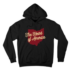 Ohio The Heart Of America State Hoodie