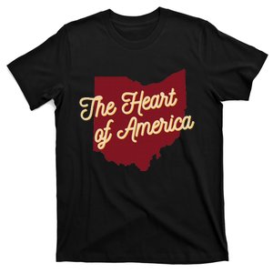 Ohio The Heart Of America State T-Shirt