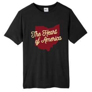 Ohio The Heart Of America State Tall Fusion ChromaSoft Performance T-Shirt