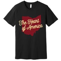 Ohio The Heart Of America State Premium T-Shirt