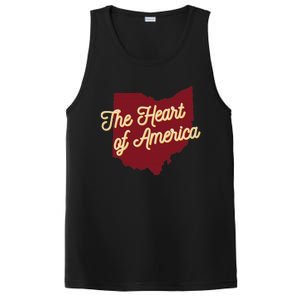 Ohio The Heart Of America State PosiCharge Competitor Tank