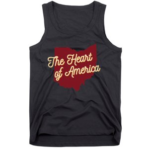 Ohio The Heart Of America State Tank Top