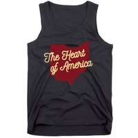 Ohio The Heart Of America State Tank Top