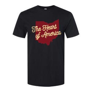 Ohio The Heart Of America State Softstyle CVC T-Shirt